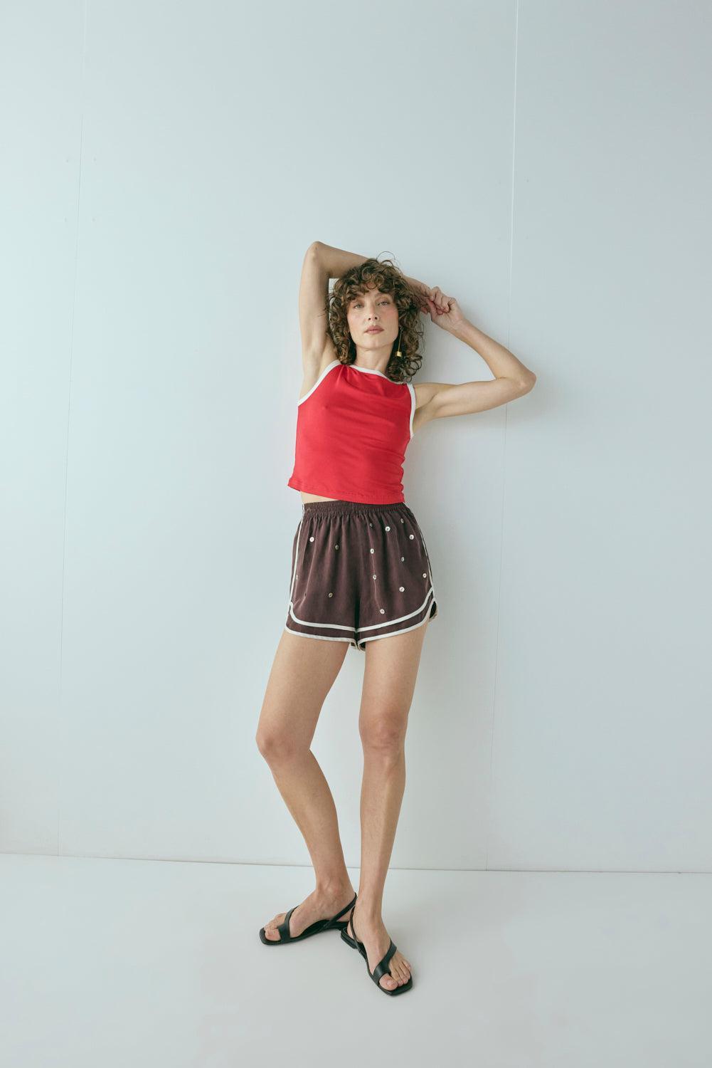Paige Top Red Product Image
