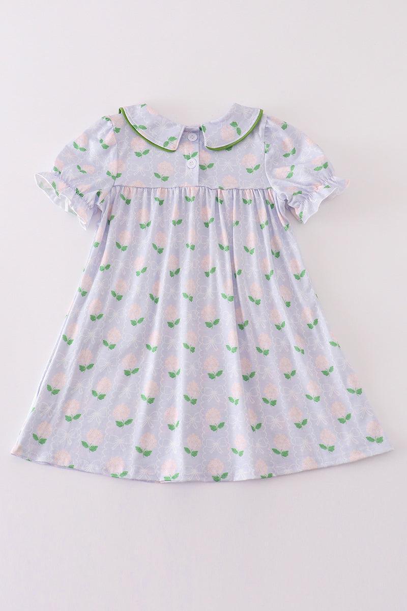 Floral bow print dress Product Image