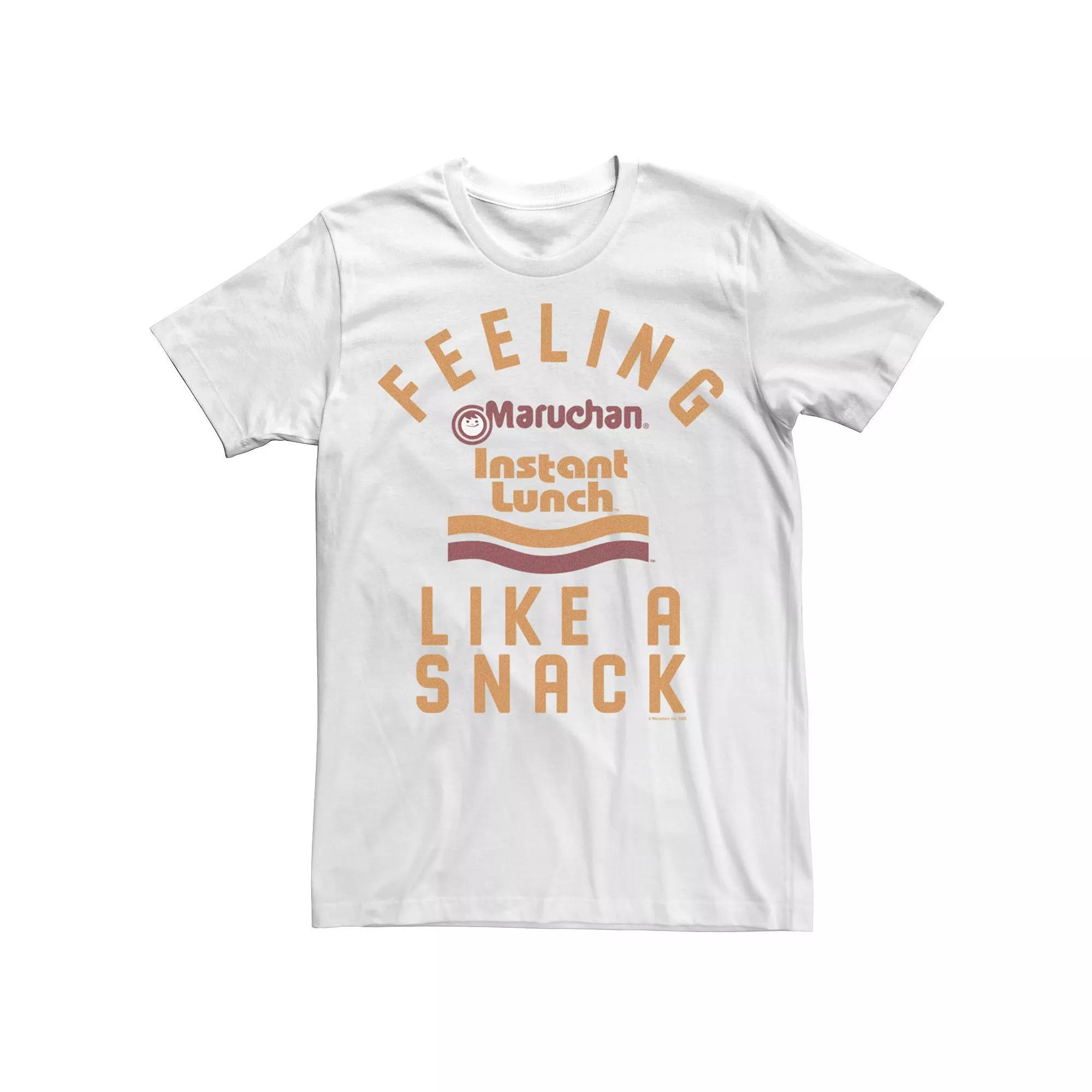 Men's Maruchan Feeling Like A Snack Tee, Size: Large, White Product Image