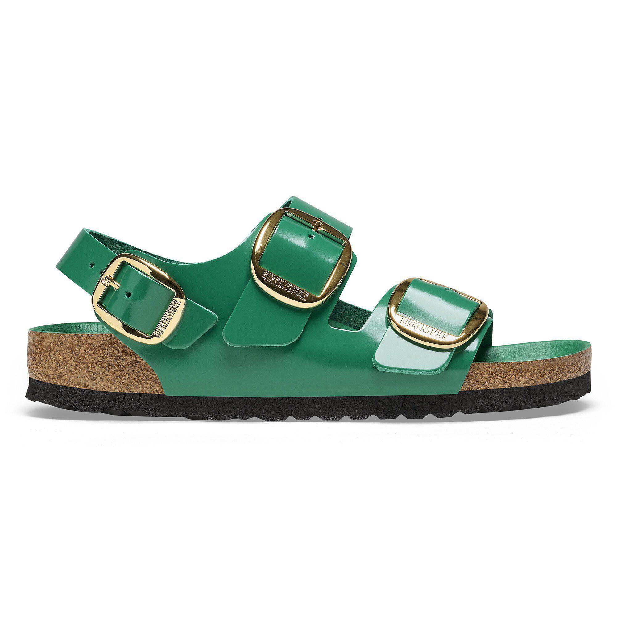 Milano Big Buckle Natural Leather Patent Product Image
