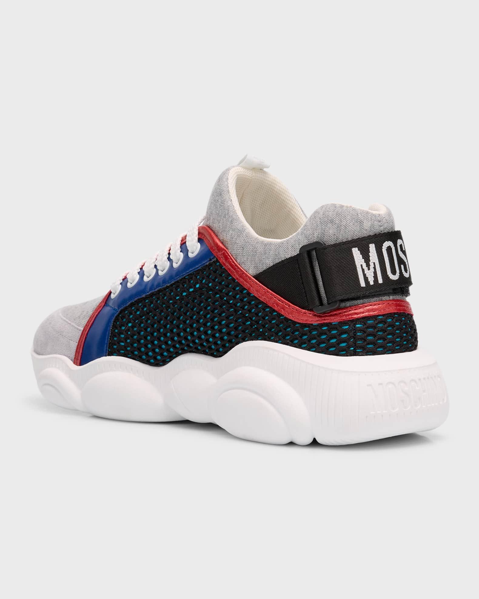 Men's Teddy Fashion Sneakers with Strap Product Image