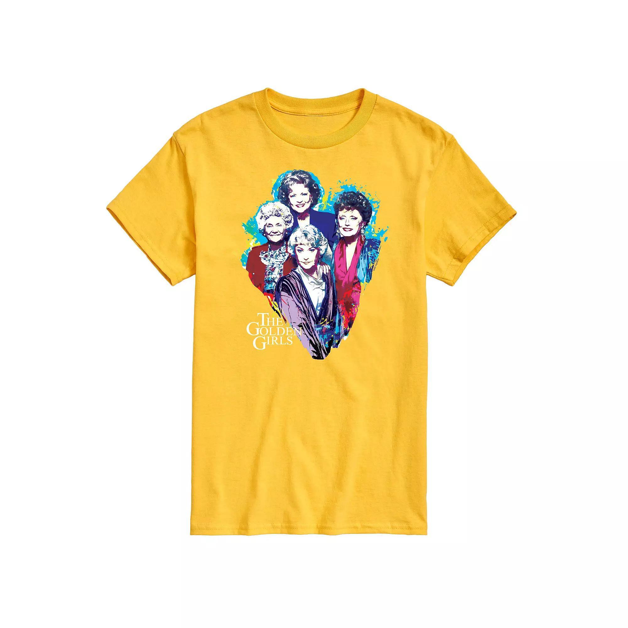 Mens Golden Girls Paint Splatter Group Tee Product Image