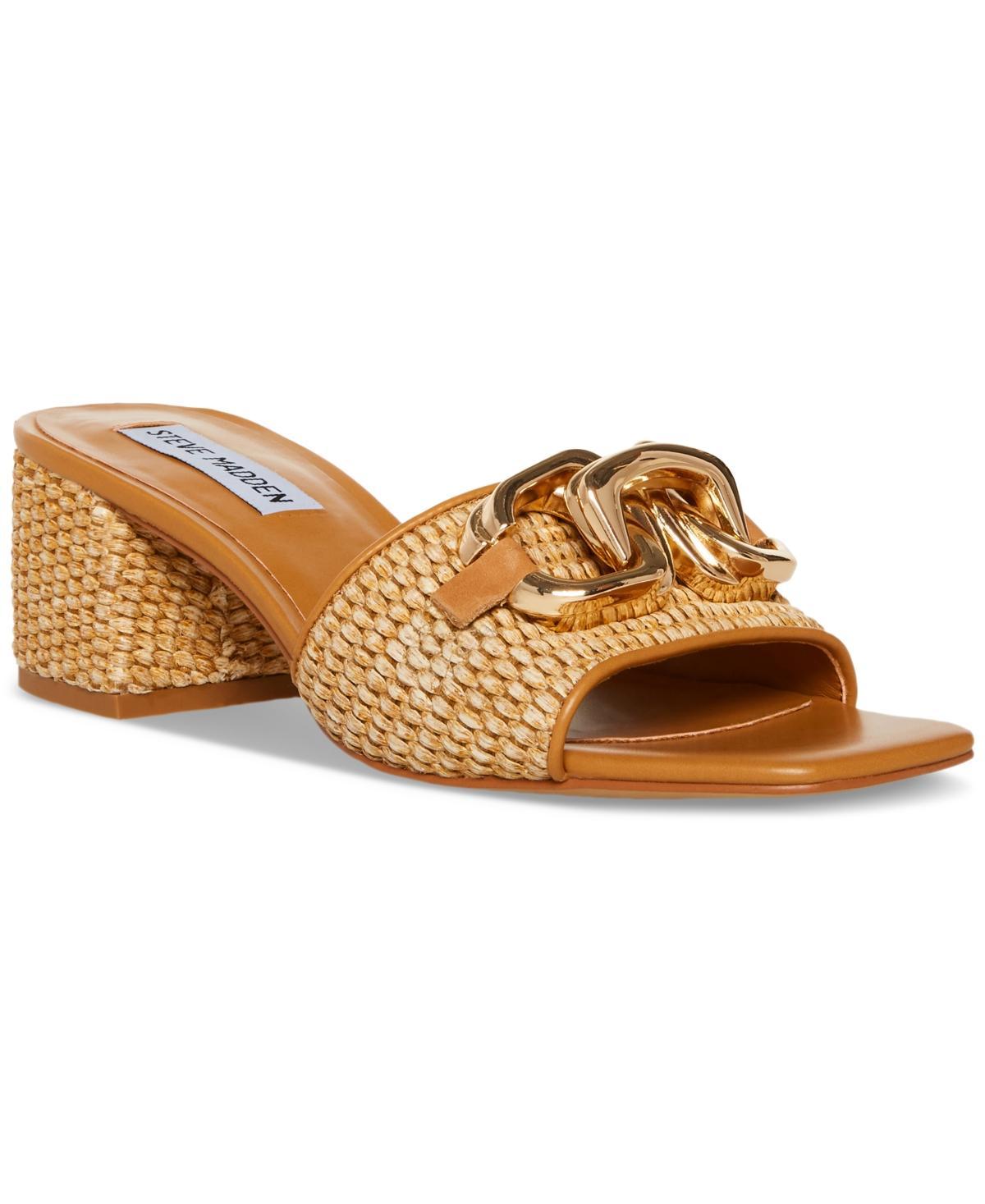 Steve Madden Santana (Raffia) Women's Sandals Product Image