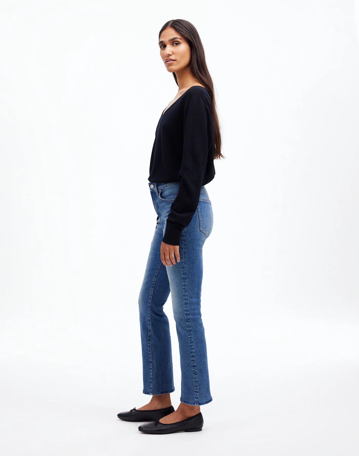 Petite Kick Out Crop Jeans Product Image