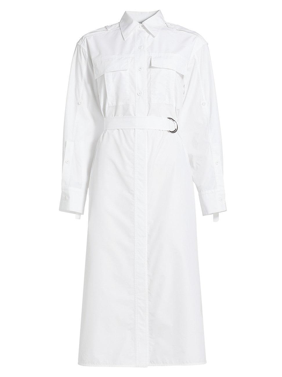 Womens LS Maxi Shirtdress Product Image