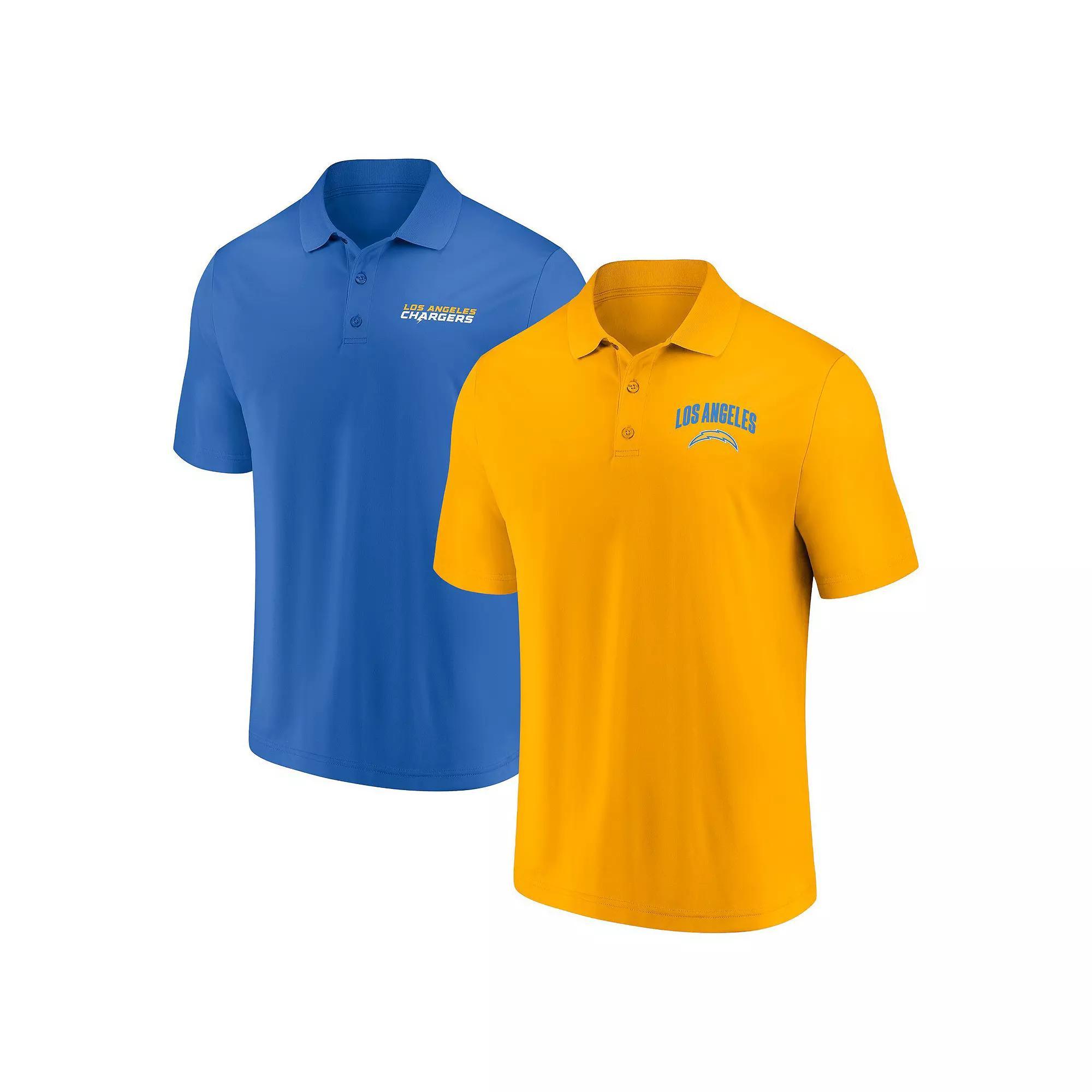 Men's Fanatics Denver Broncos Lockup Two-Pack Polo Set, Size: Small, Blue Product Image
