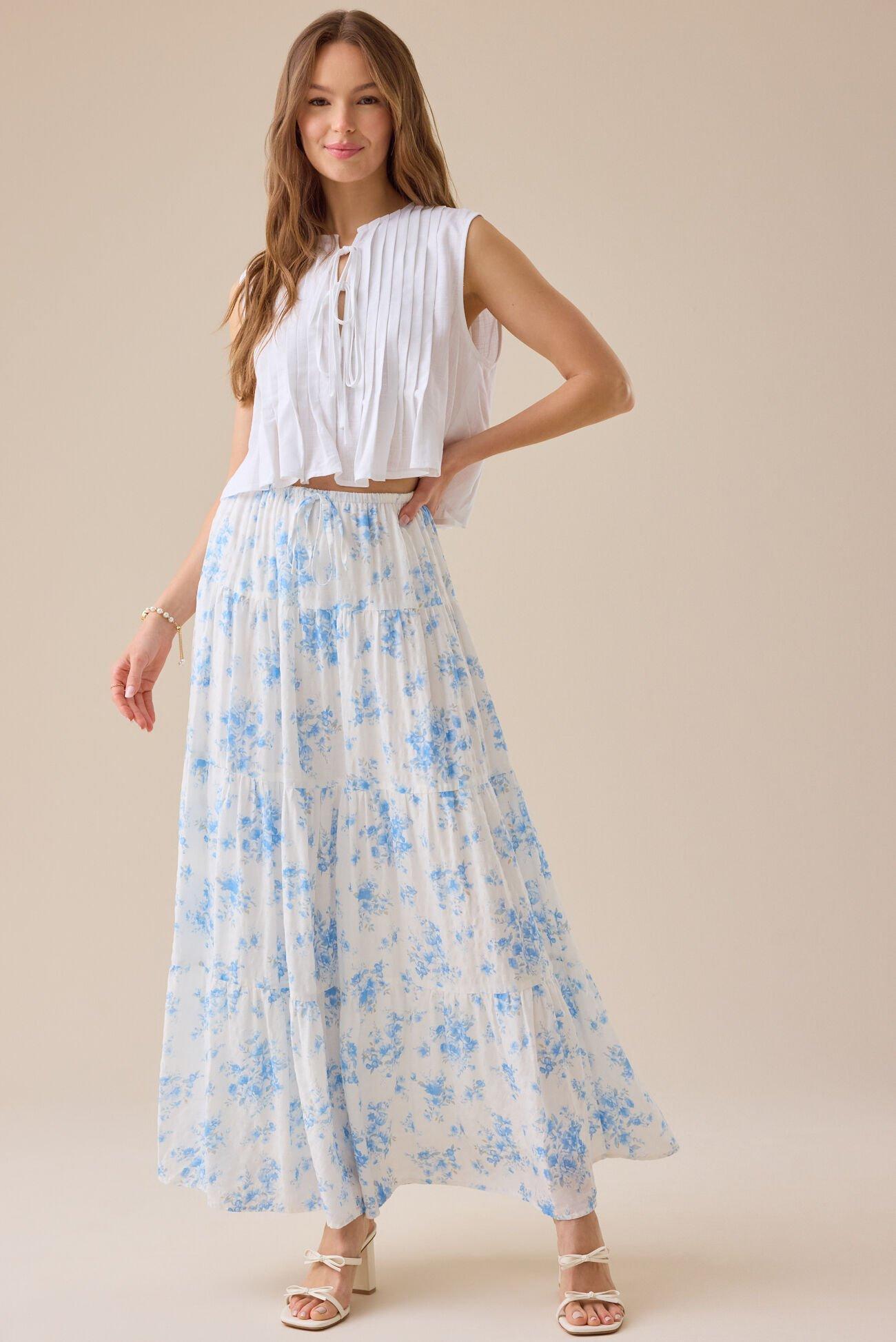 Foster Floral Maxi Skirt Product Image