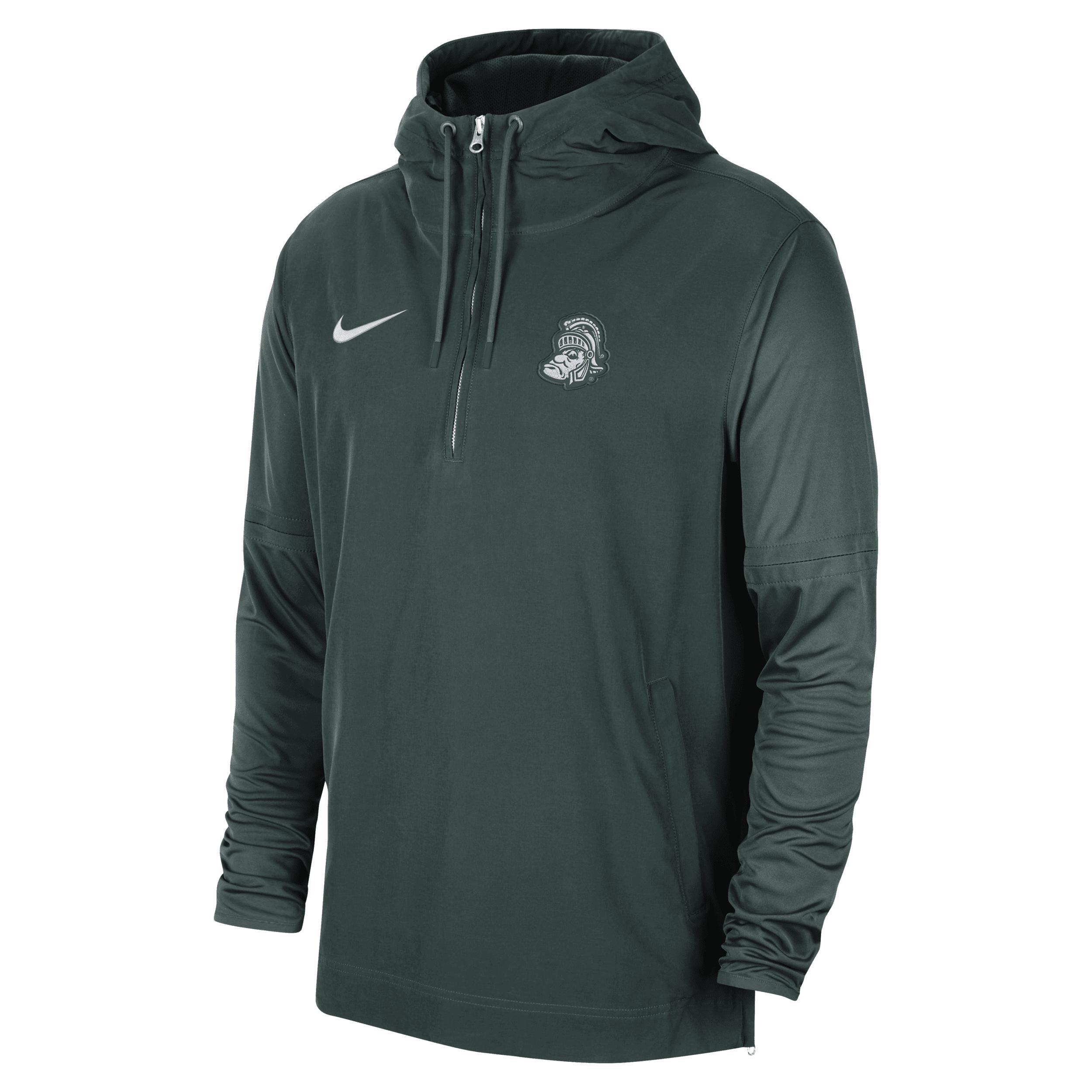 Mens Nike Penn State Nittany Lions 2023 Sideline Player Quarter-Zip Hoodie Jacket Blue Product Image