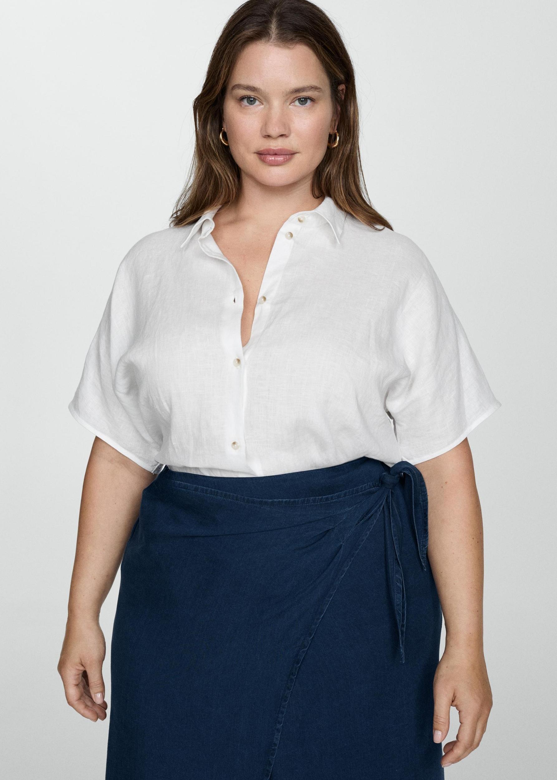 Lyocell sarong skirt - Women | MANGO USA Product Image