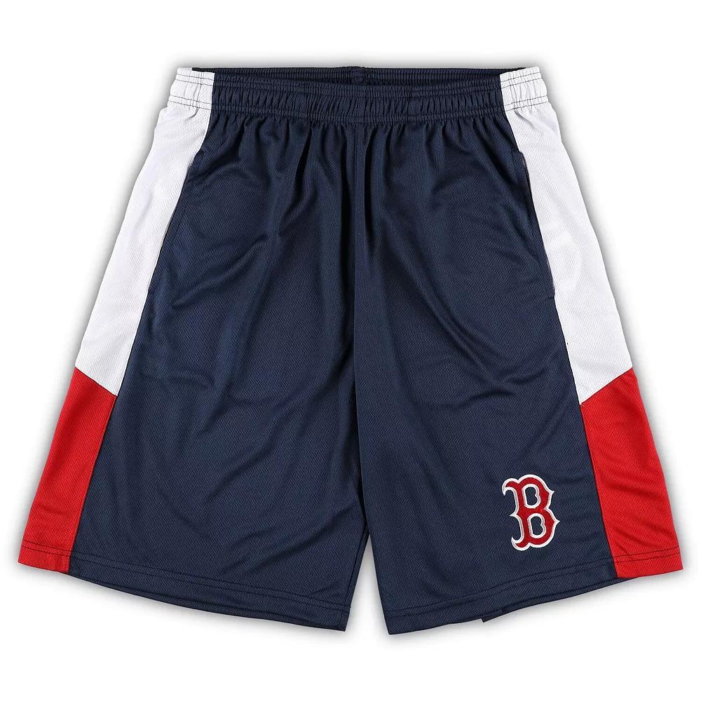 Men's Navy Boston Red Sox Big & Tall Team Shorts, Size: 4XLT, Blue Product Image