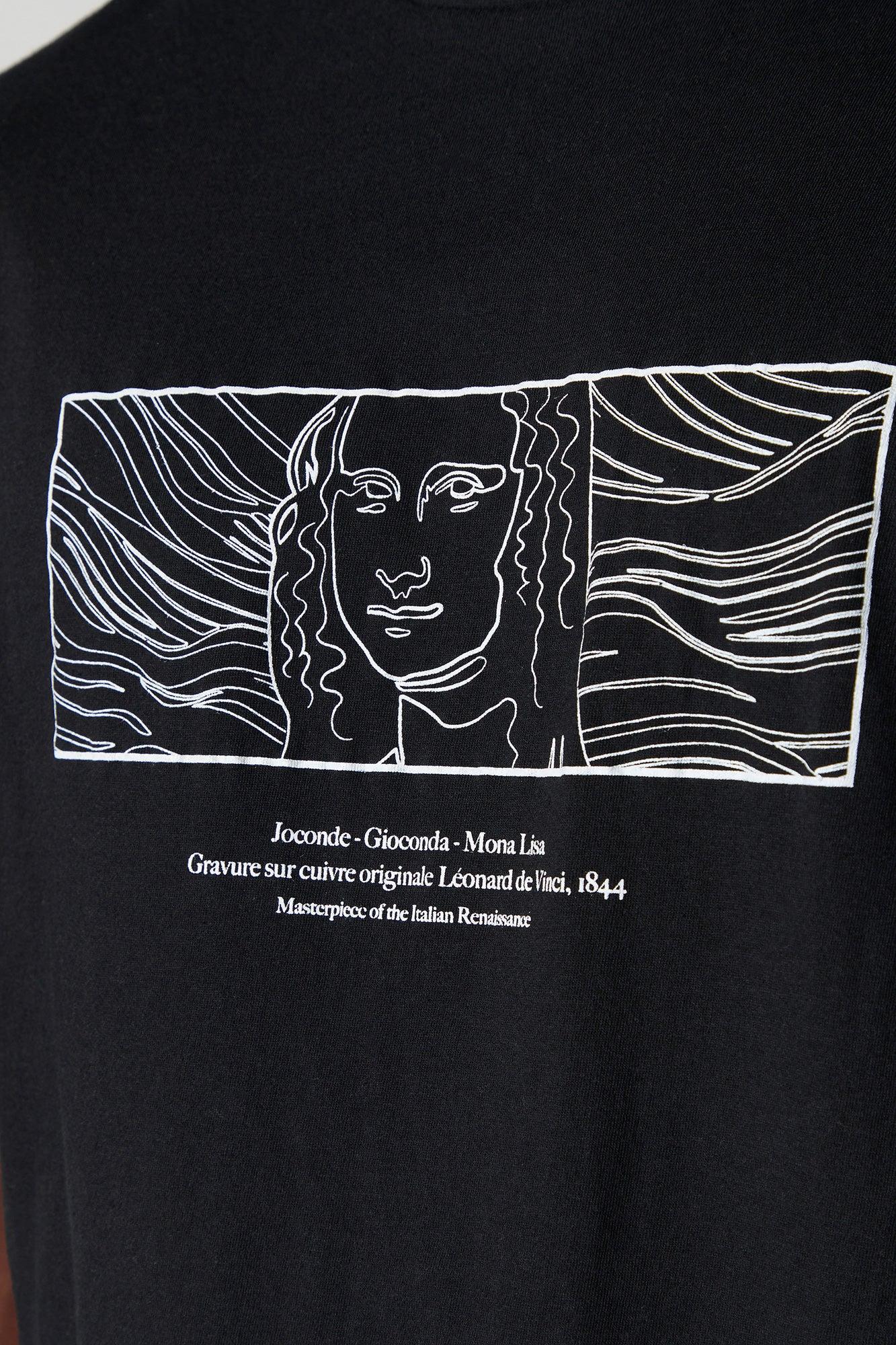 Mona Lisa Graphic T-Shirt Male Product Image
