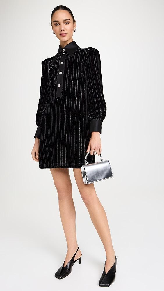Zimmermann Illustration Velvet Mini Dress | Shopbop Product Image