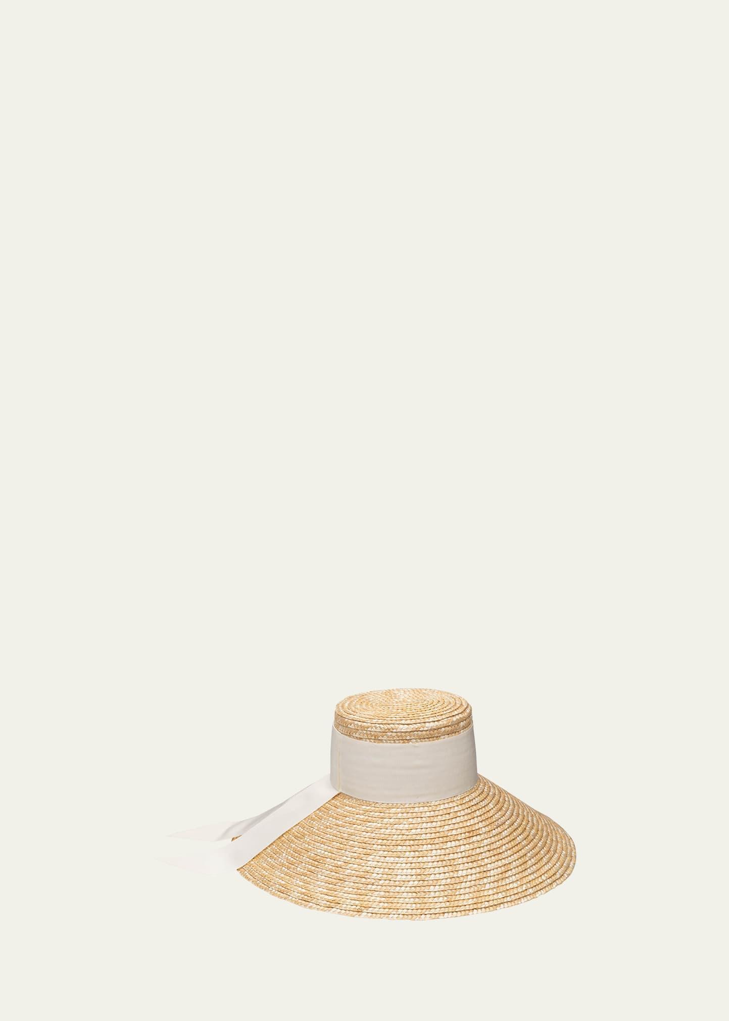 Mirabel Wide-Brim Straw Sun Hat Product Image