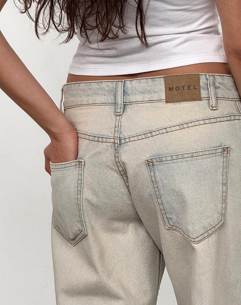 Low Rise Parallel Jeans In Arctic Blue Female Product Image