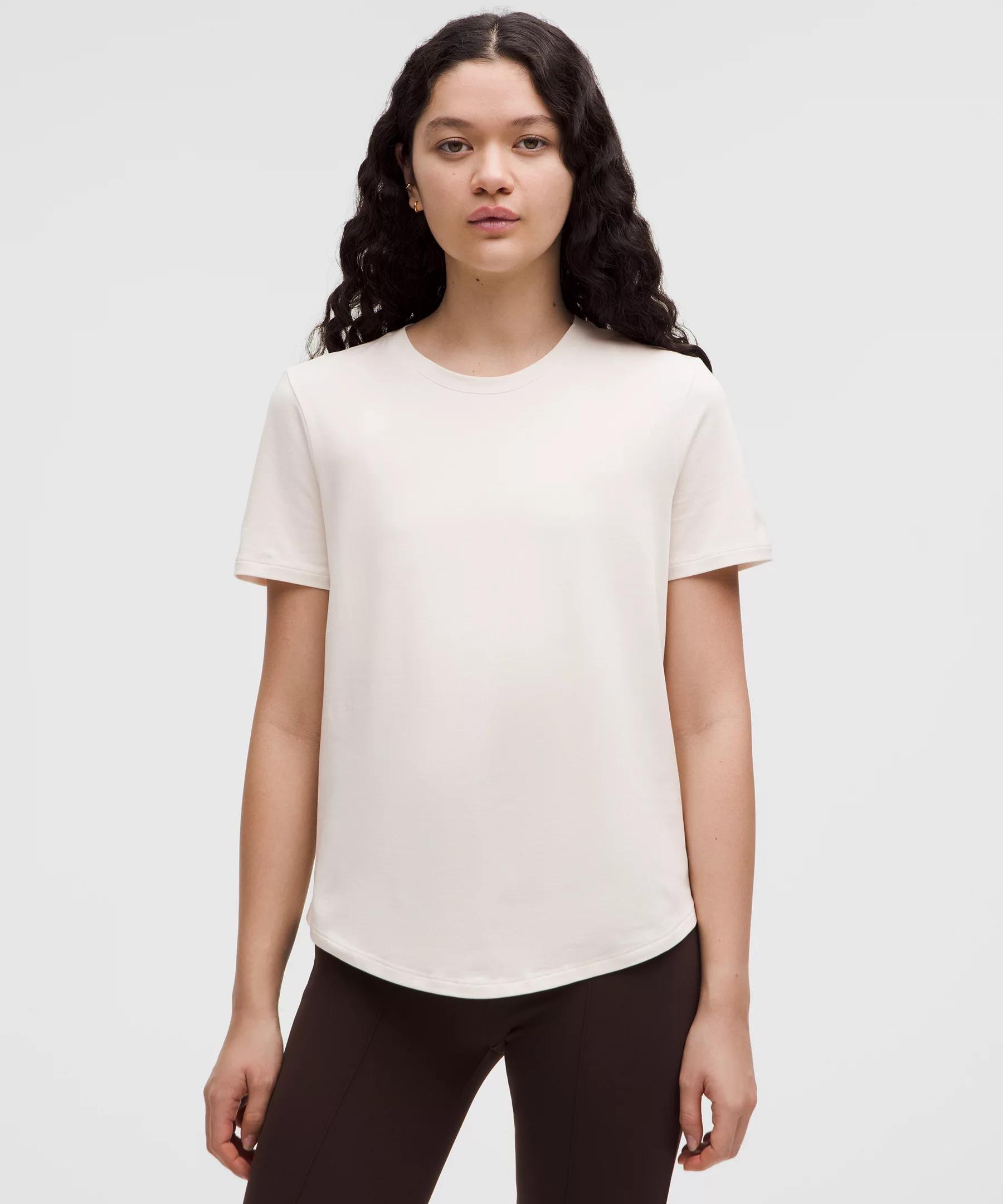 Love Curved-Hem Crewneck T-Shirt Product Image