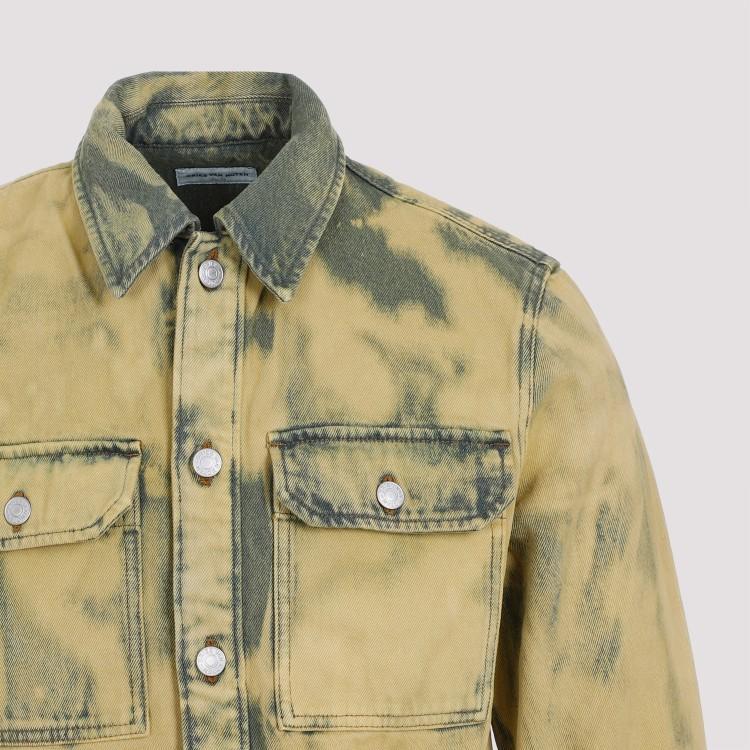 DRIES VAN NOTEN Button In Lime Product Image