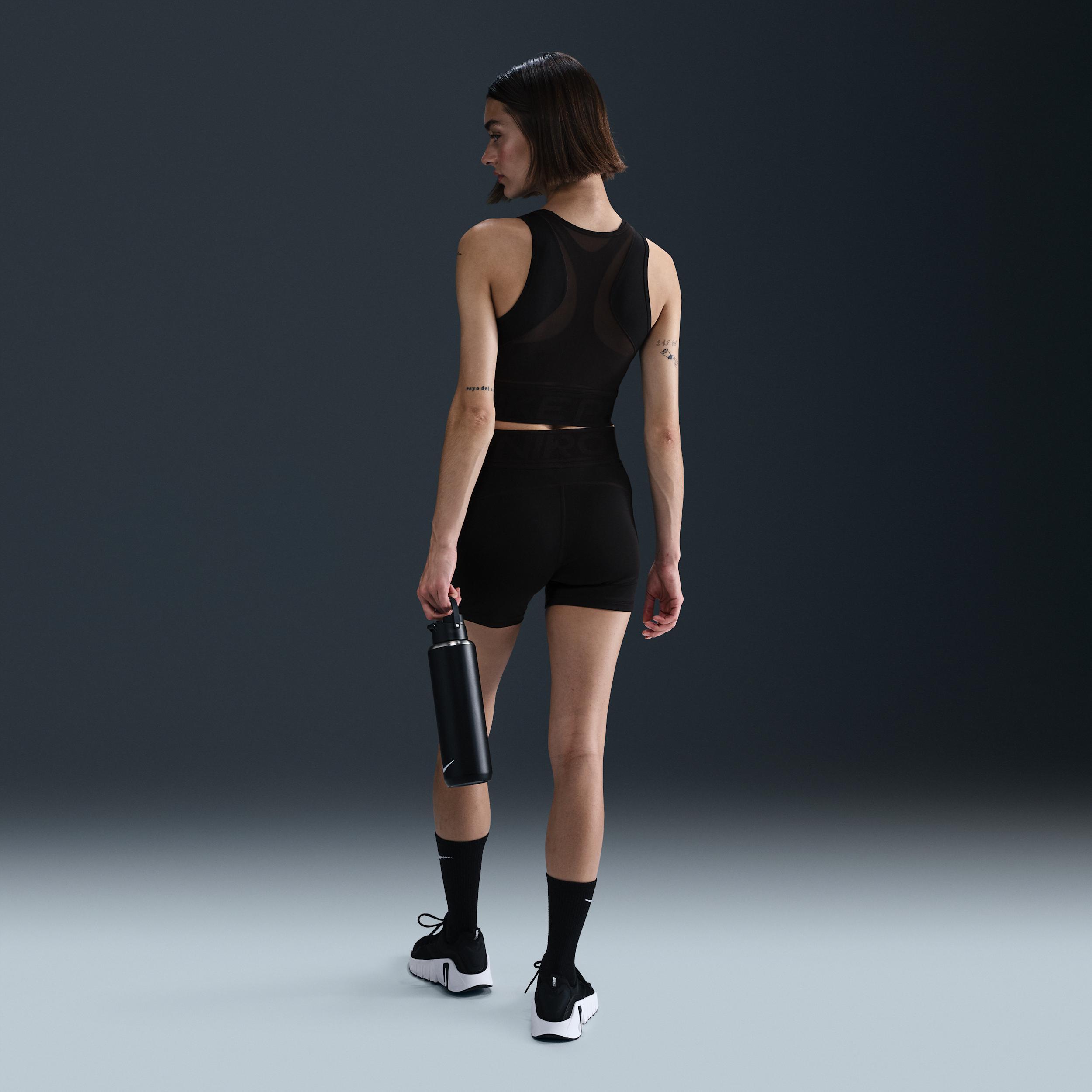 Women's Nike Pro Dri-FIT Cropped Tank Top Product Image