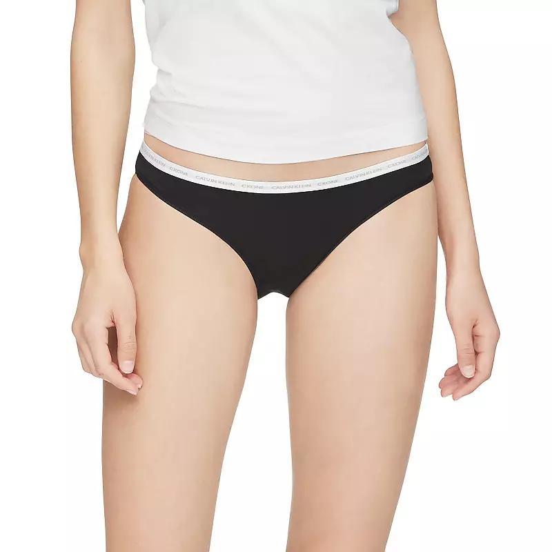 Women's Calvin Klein CK One Bikini Panty QD3785, Size: XL, Grey Gray Product Image