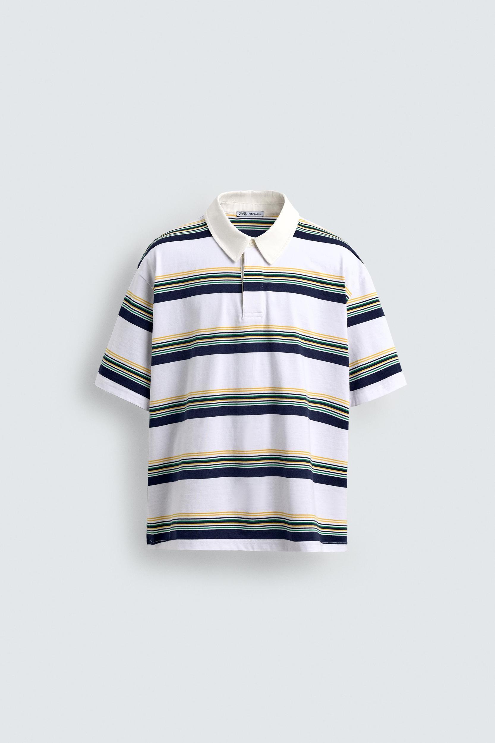 STRIPED POLO SHIRT Product Image