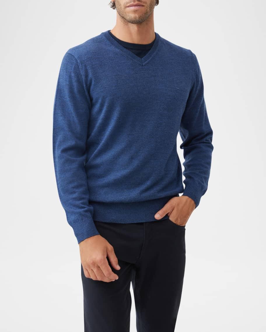 Mens Phoenix Wool V-Neck Sweater Product Image