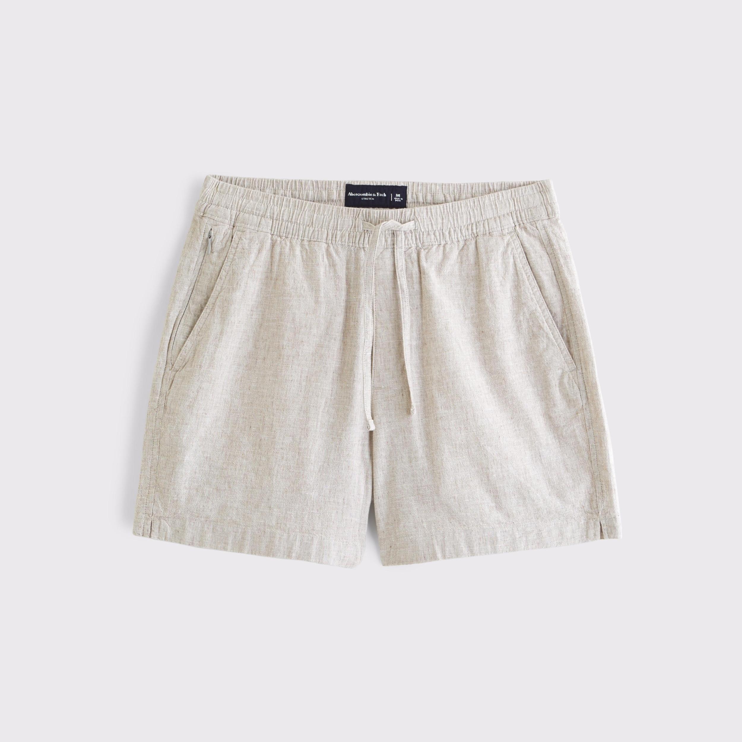 Cotton Texture Pull-On Short Product Image