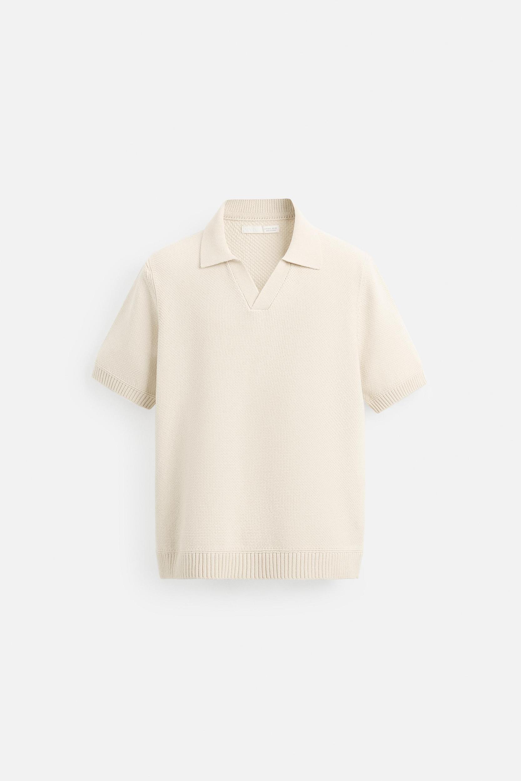 TEXTURED KNIT POLO Product Image
