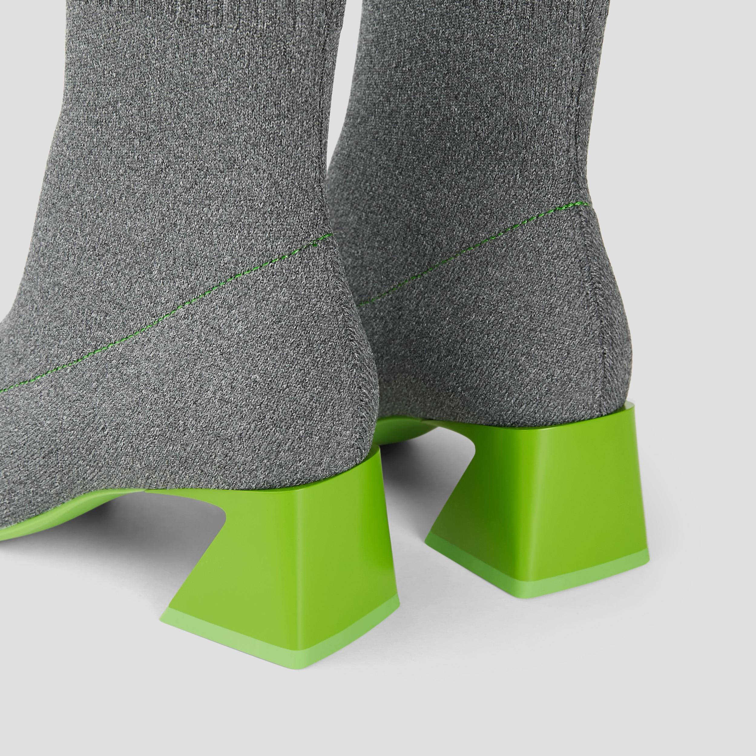 Square-Toe Water-Repellent Heeled Boots (Rafaella) Product Image
