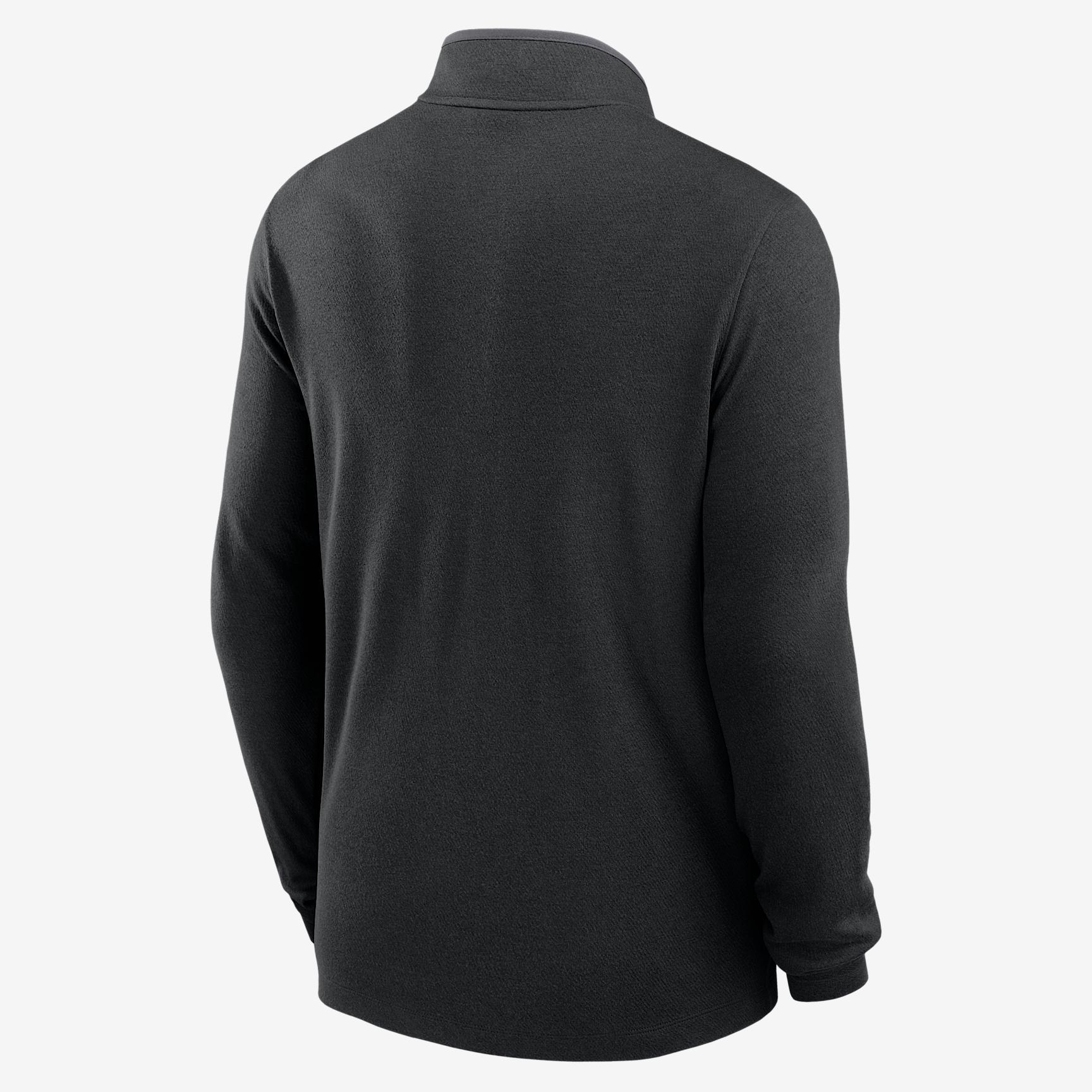 New York Giants Logo Victory Men's Nike Dri-FIT NFL 1/2-Zip Long-Sleeve Top Product Image