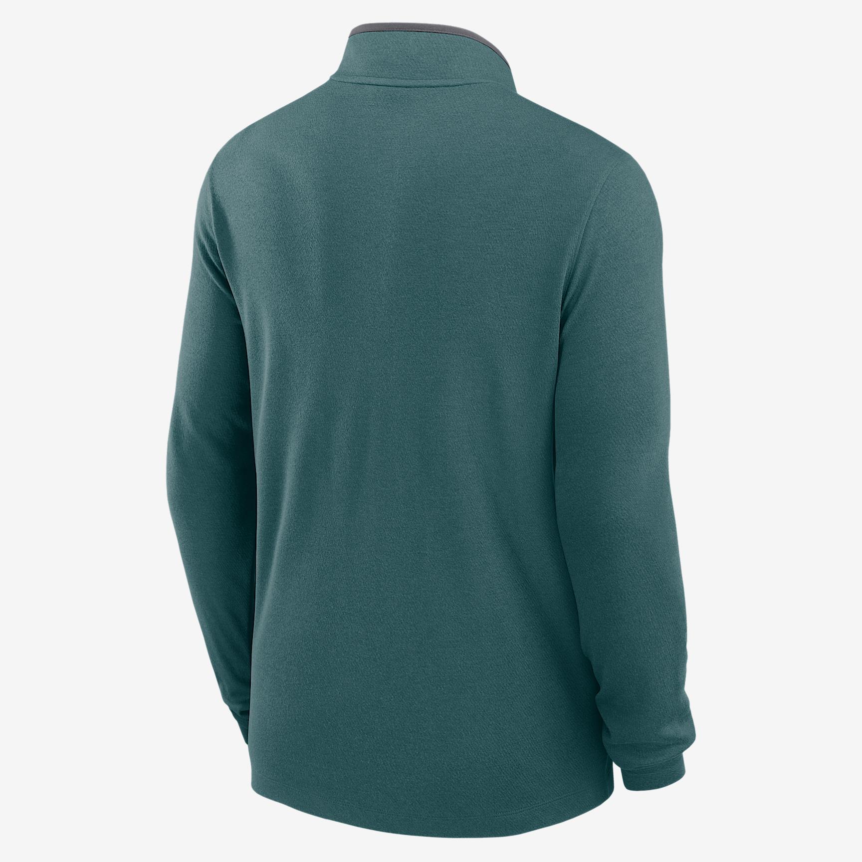 Green Bay Packers Logo Victory Men's Nike Dri-FIT NFL 1/2-Zip Long-Sleeve Top Product Image