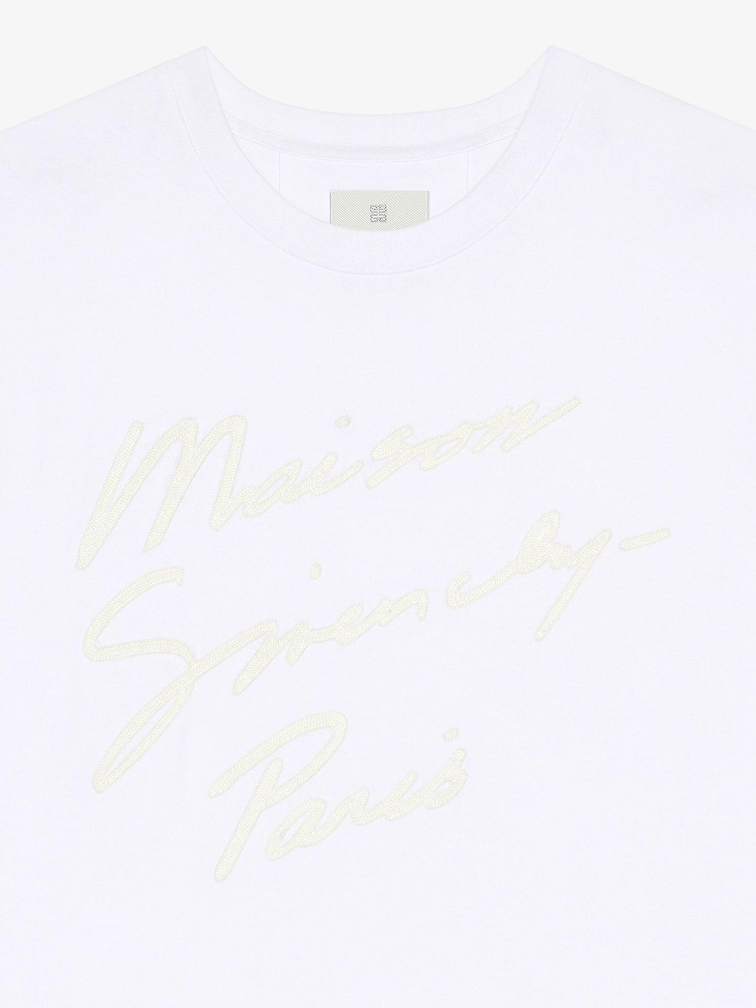 Maison GIVENCHY t-shirt in cotton Product Image