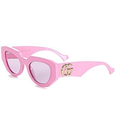 Geometric Acetate Butterfly Sunglasses Product Image