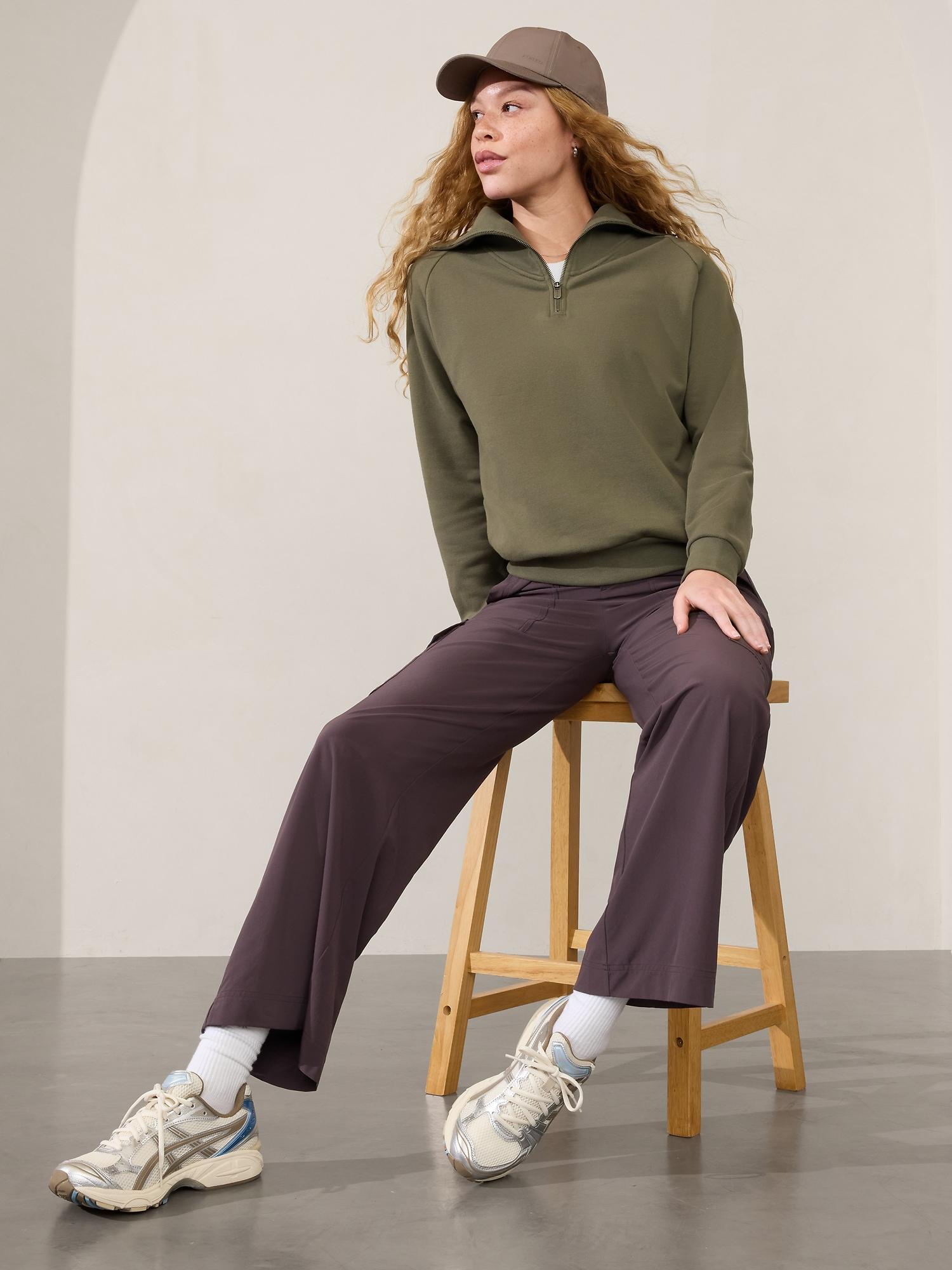 Forever Fleece Relaxed 1/4 Zip Sweatshirt Product Image