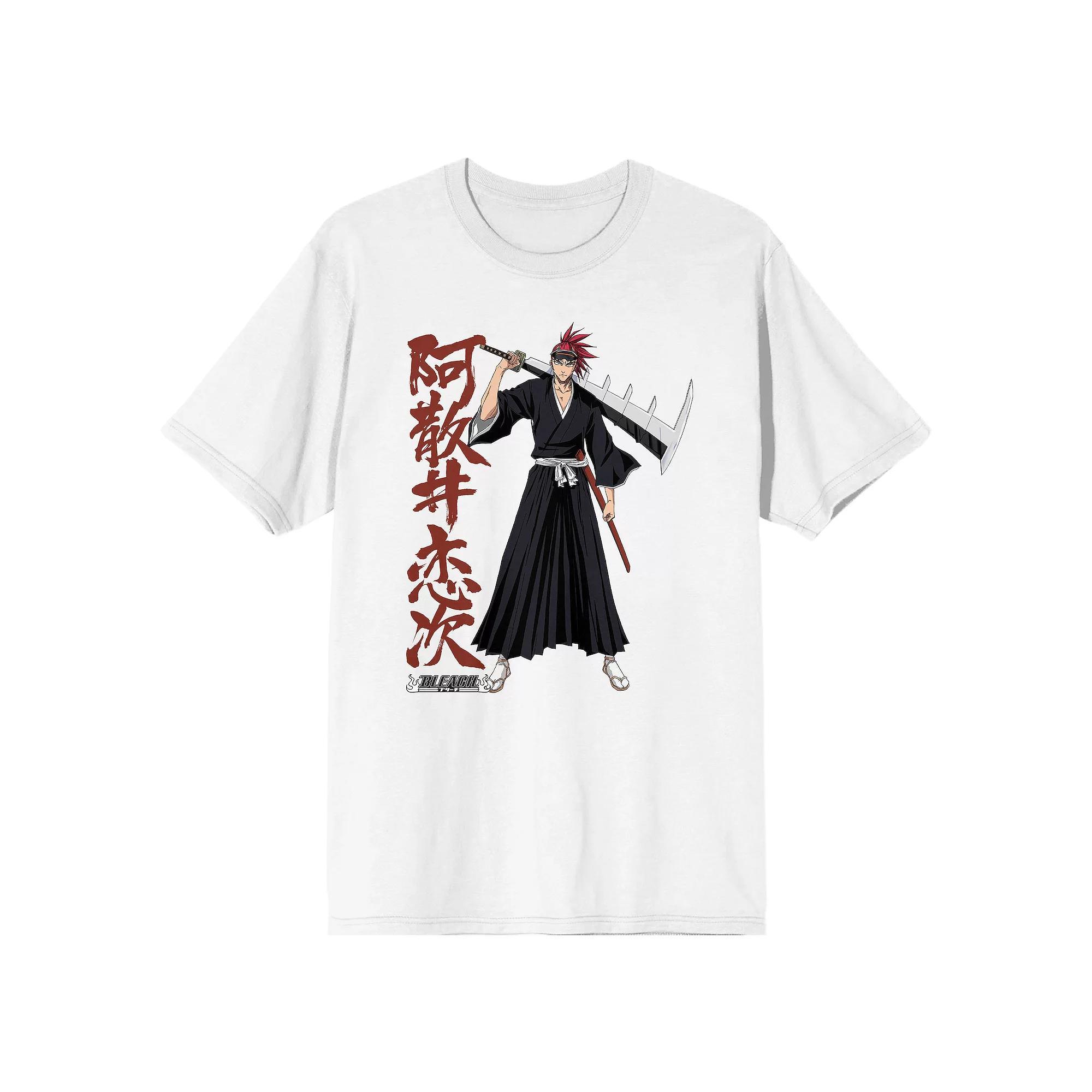 Men's Bleach Renji Abarai Tee, Size: Large, White Product Image