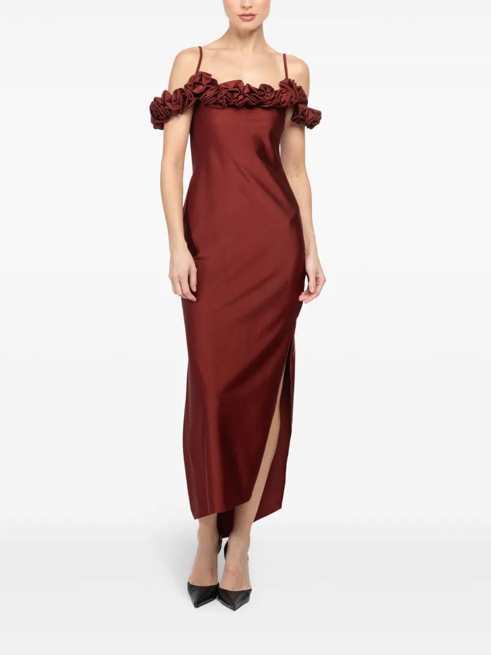 ruffled midi dress Product Image