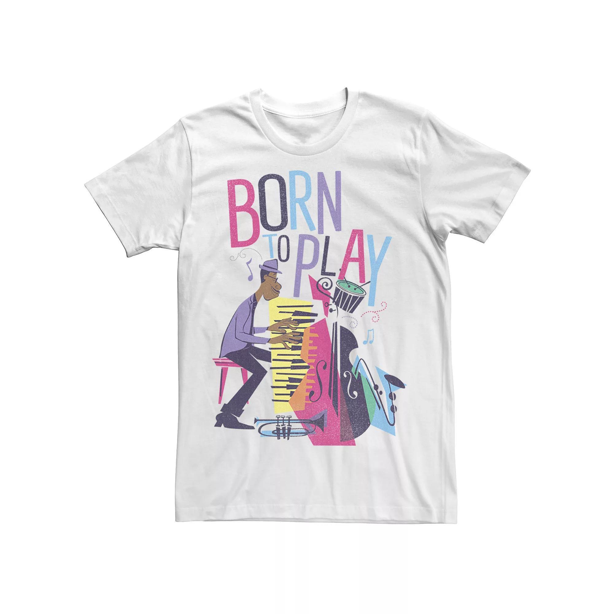 Disney / Pixar's Soul Joe Men's Born To Play Tee, Size: Medium, White Product Image