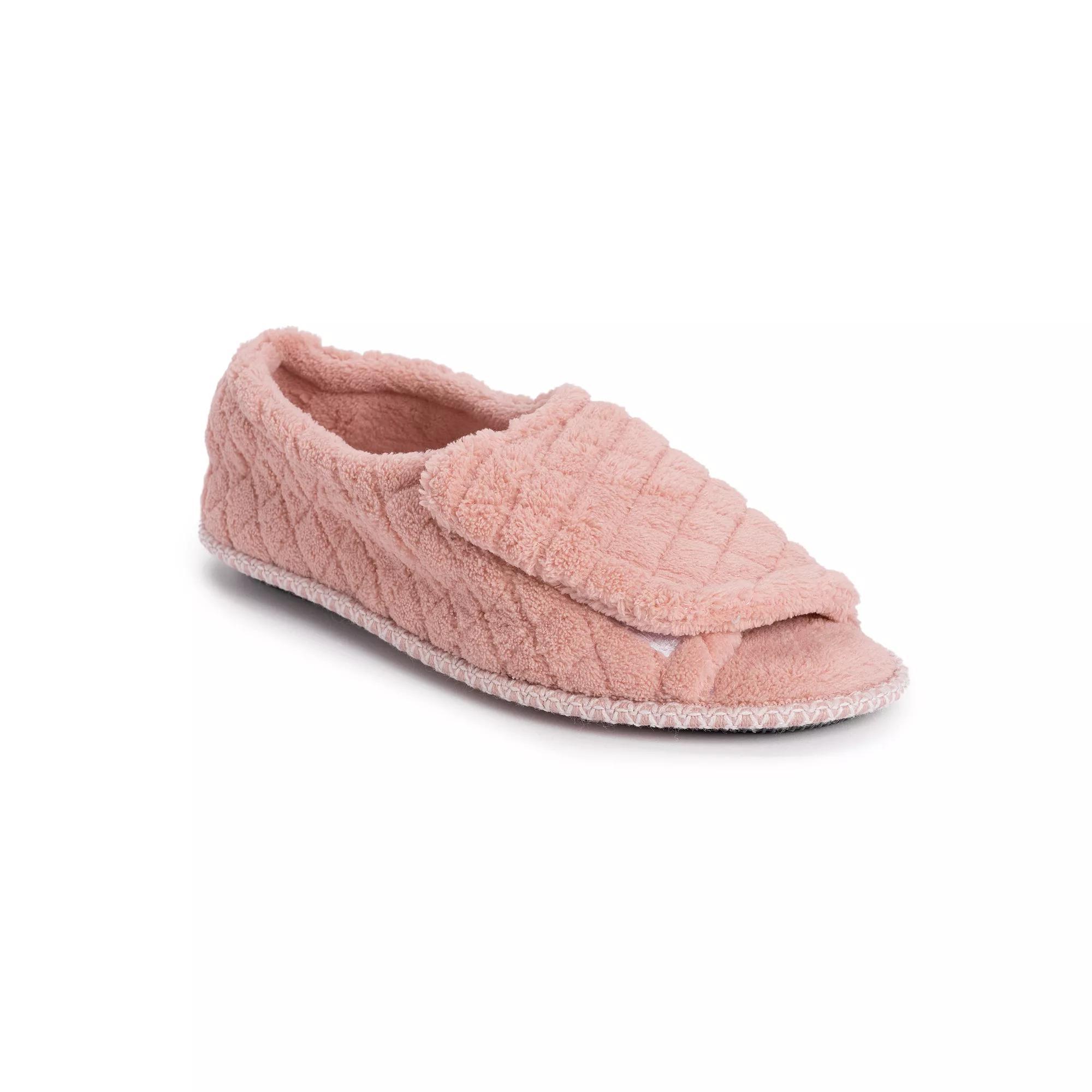MUK LUKS Womens Peep-Toe Slippers Product Image