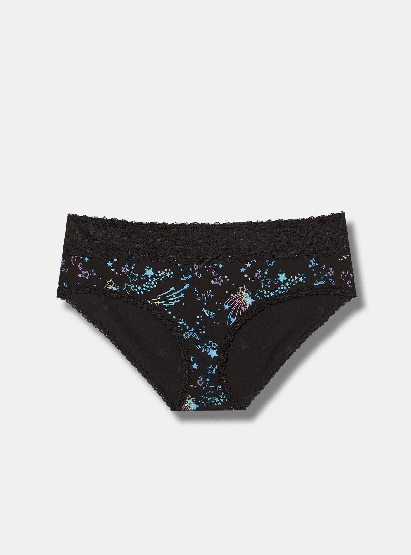 Mid-Rise Hipster Lace Trim Panty Product Image