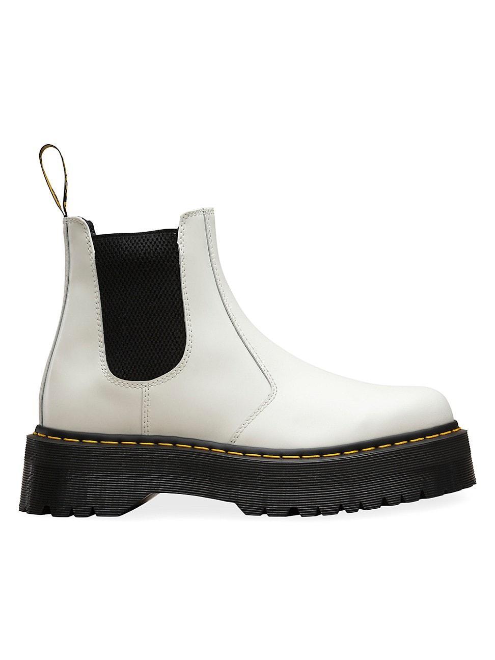 2976 Smooth Leather Platform Chelsea Boots Product Image