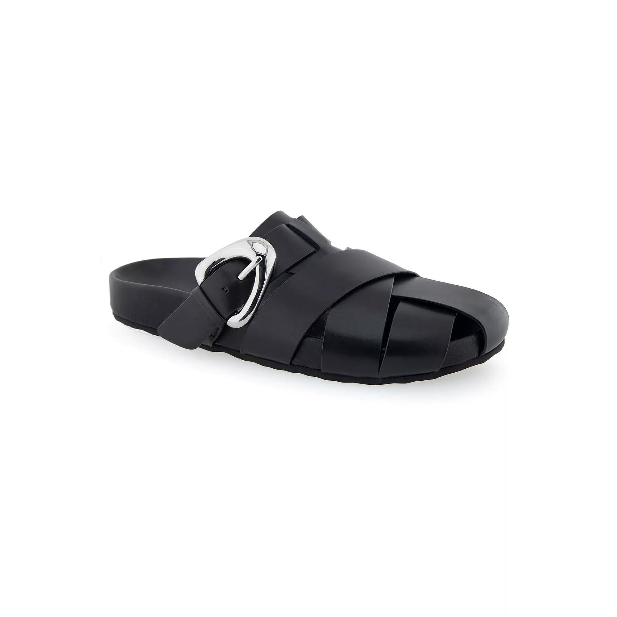 Aerosoles Liberty Women's Mule Sandals, Size: 7.5, Black Leather Product Image