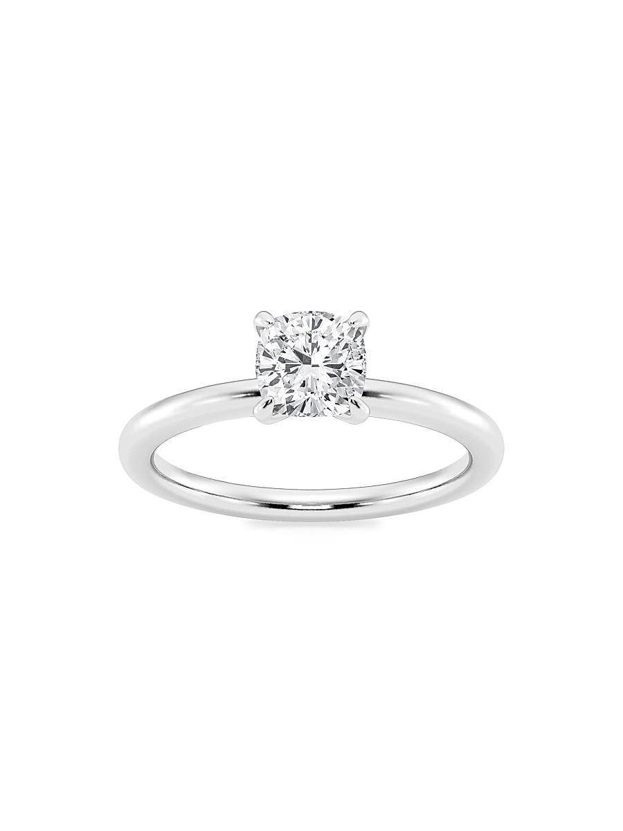 Womens Platinum & Cushion-Cut Lab-Grown Diamond Solitaire Ring/0.50-5.00 TCW Product Image