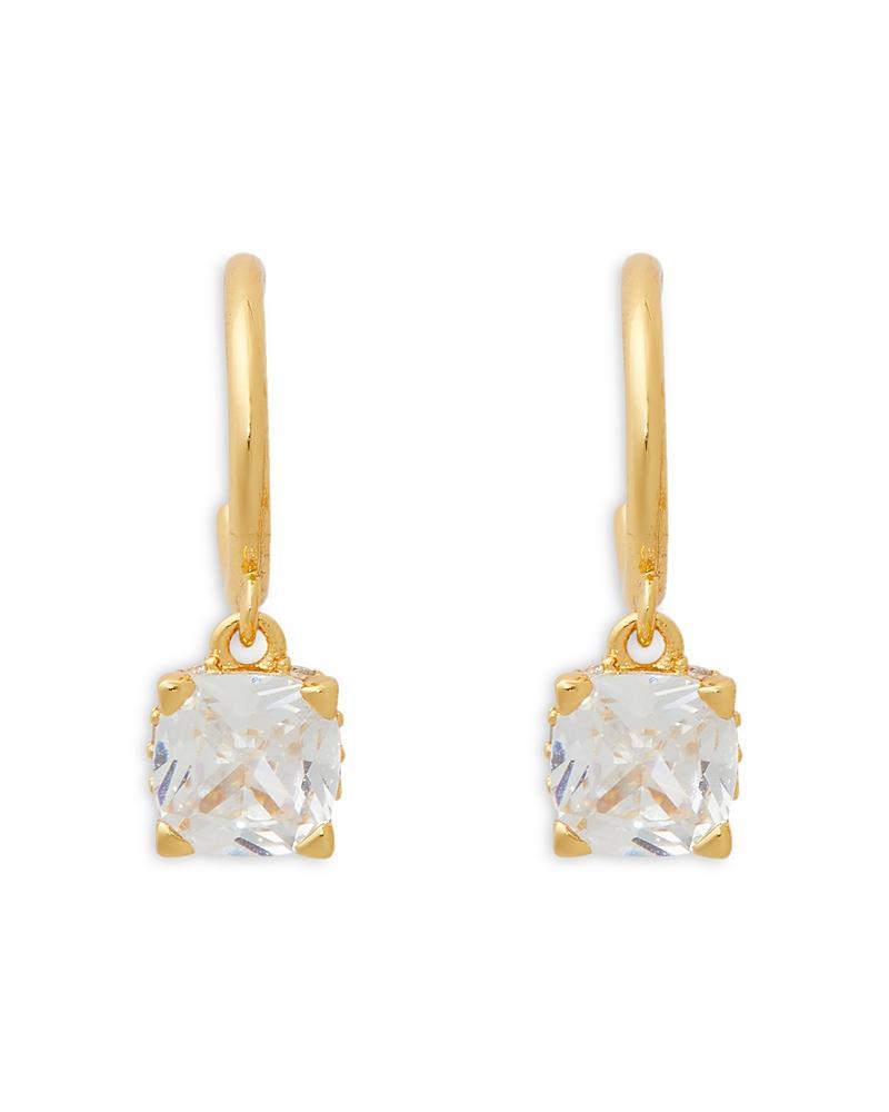 kate spade new york Little Luxuries Square Drop Huggie Hoop Earrings Product Image