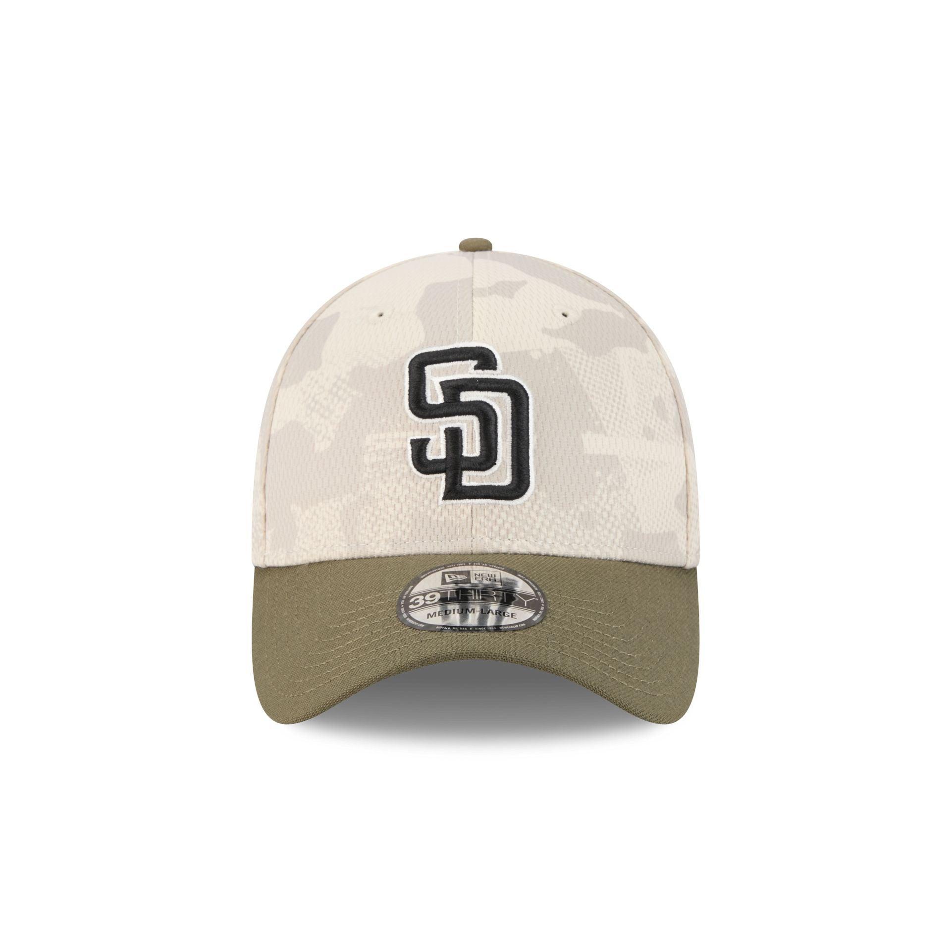 San Diego Padres Armed Forces Day 2025 39THIRTY Stretch Fit Hat Male Product Image