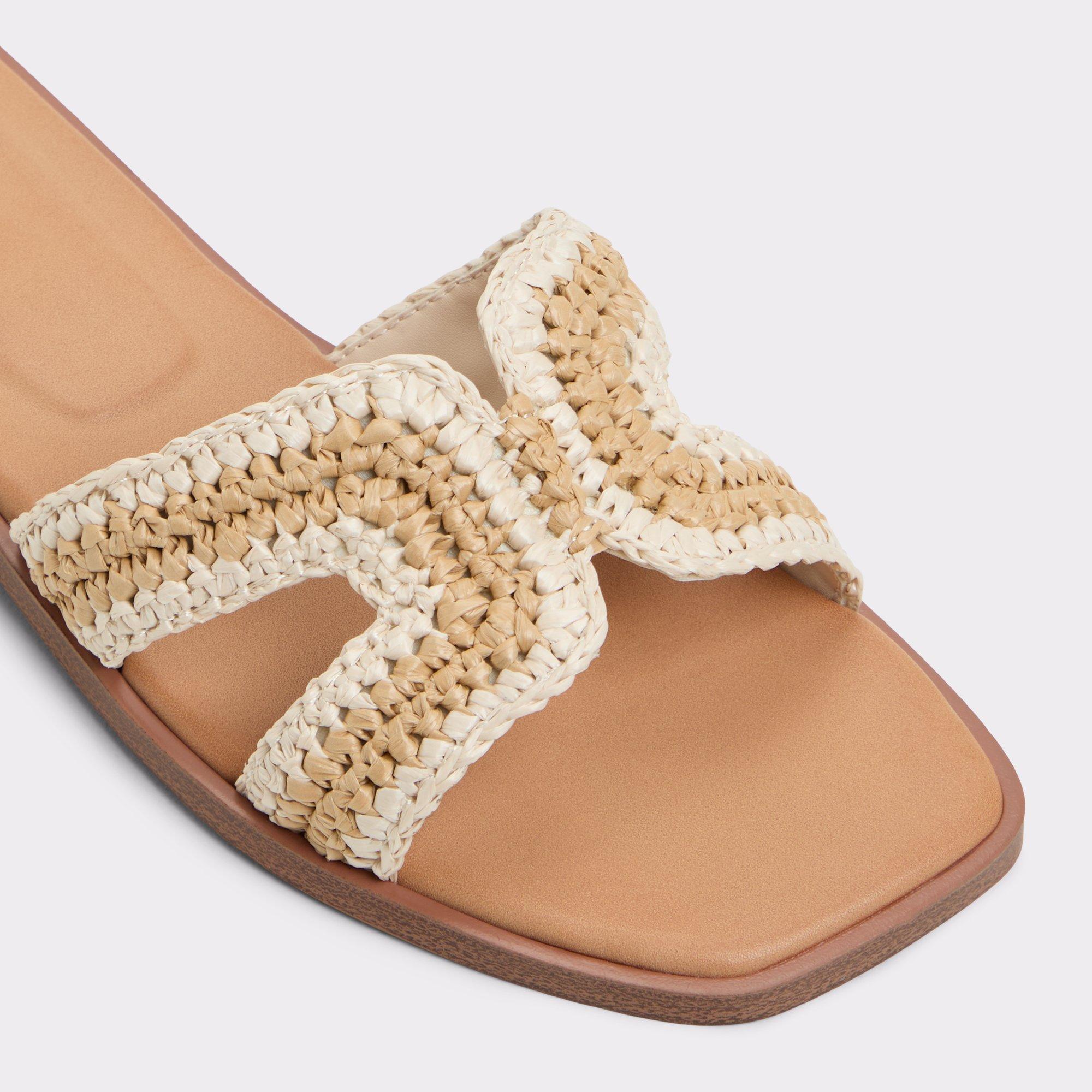 ALDO Itsandal - Women's Flat Sandals - Beige, Size 12 Product Image