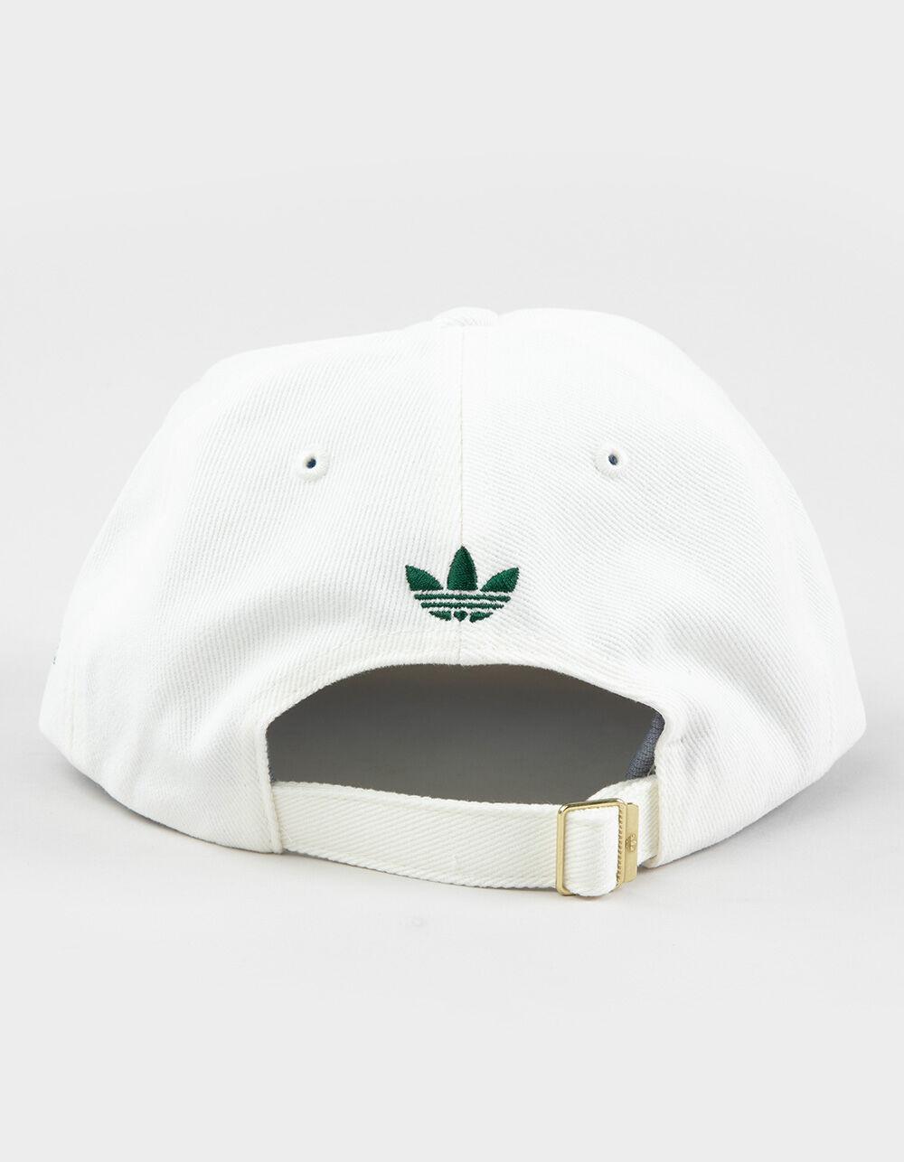 ADIDAS Originals Collegiate Crest 5 Panel Strapback Hat - OFF WHITE Product Image