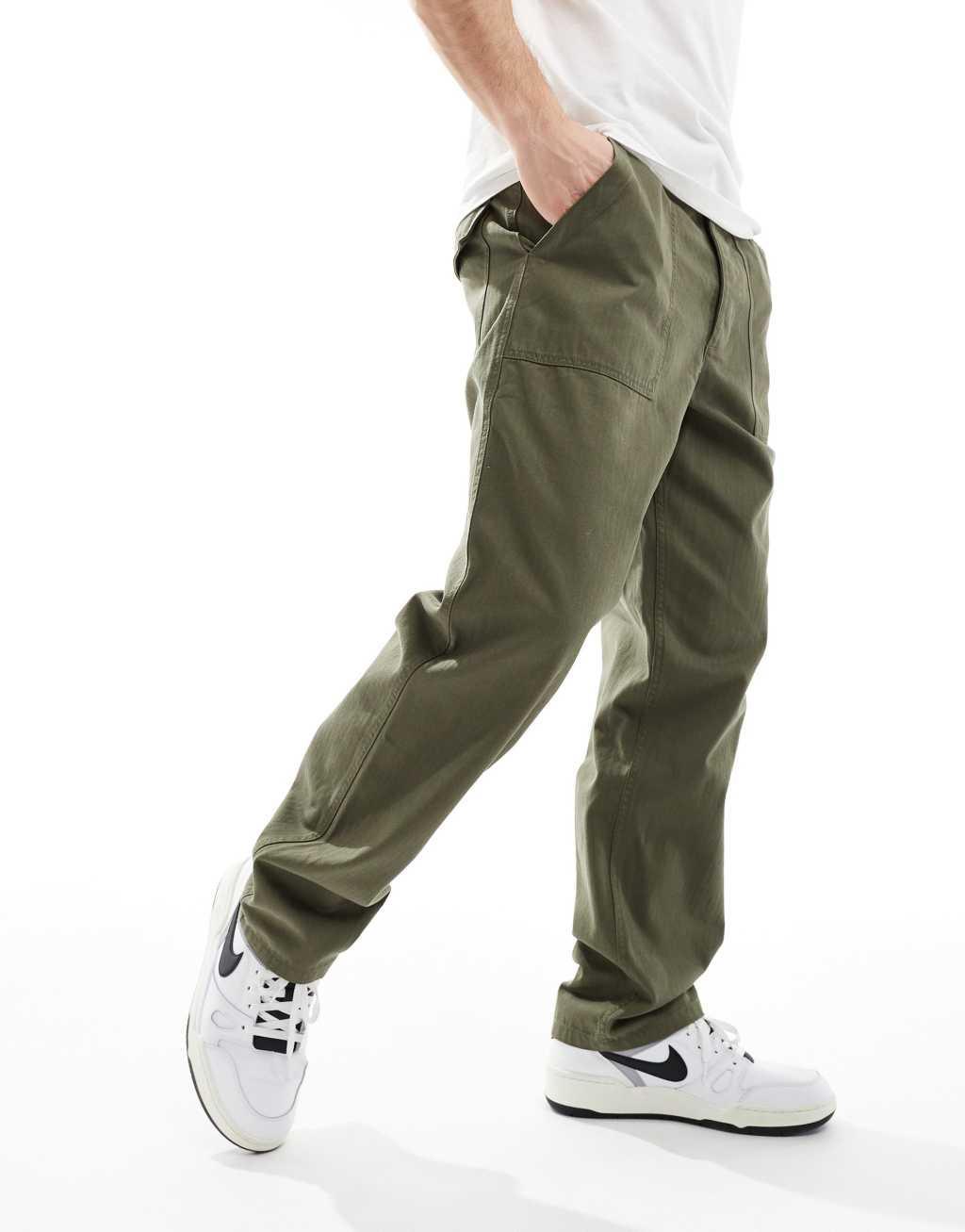 Nike Life pants in khaki Product Image