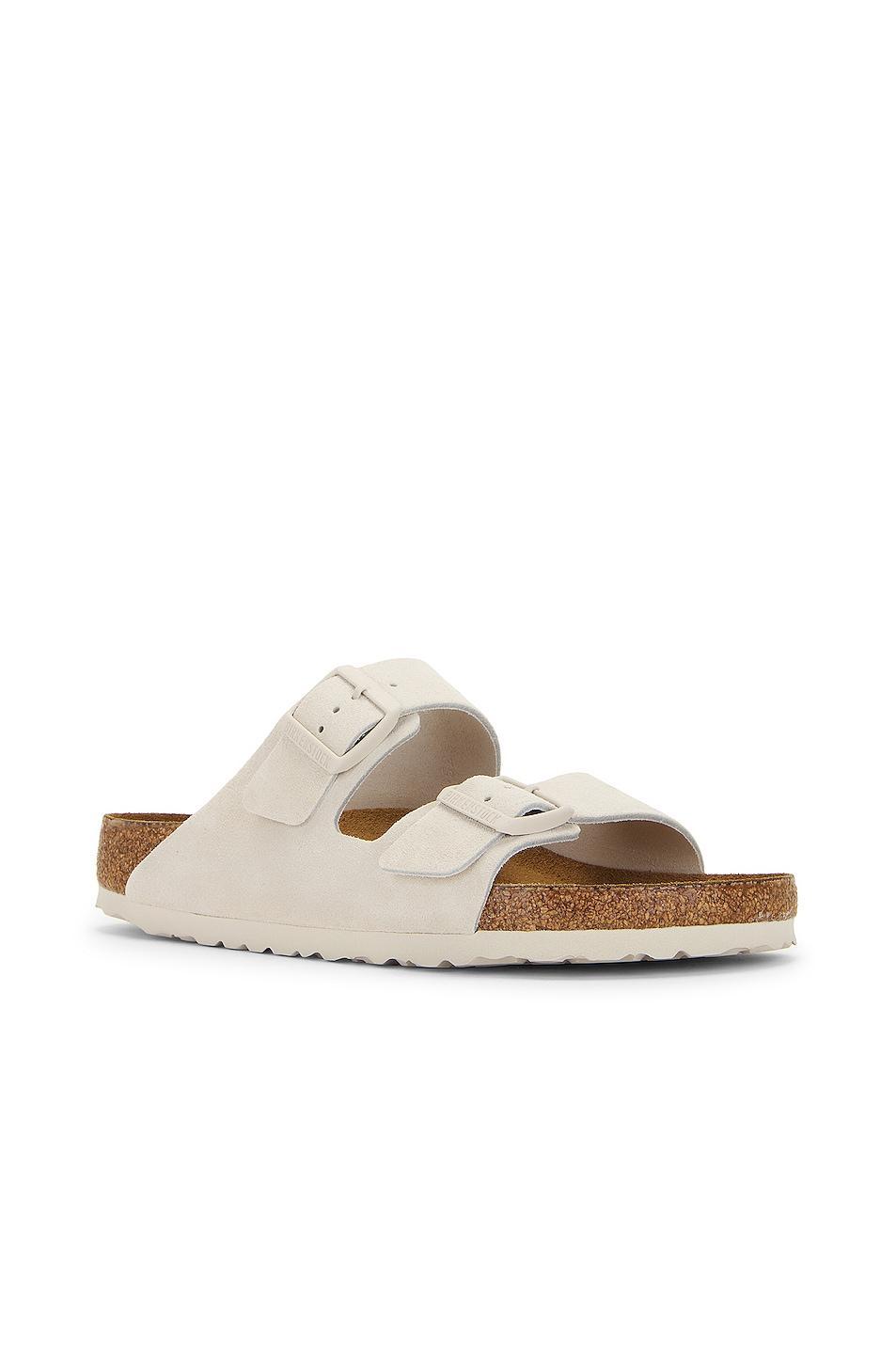BIRKENSTOCK Arizona Soft Footbed in White Product Image