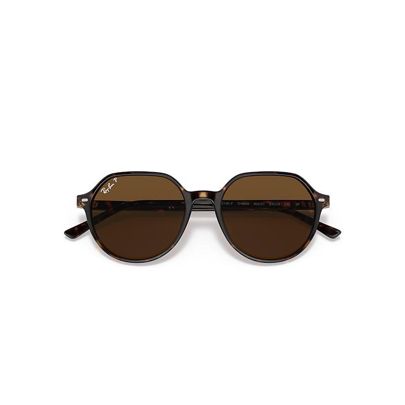 Ray-Ban New Round Sunglasses Frame Blue Lenses Product Image