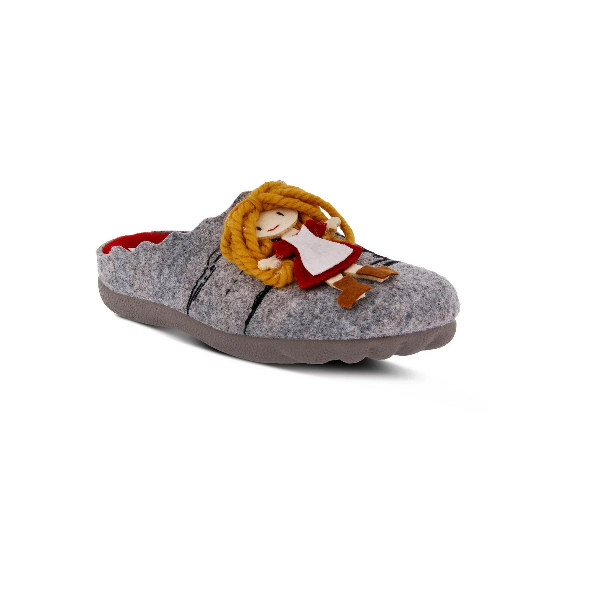 Flexus by Spring Step Mandiella Women's Wool Slippers, Size: 39, Gray Product Image