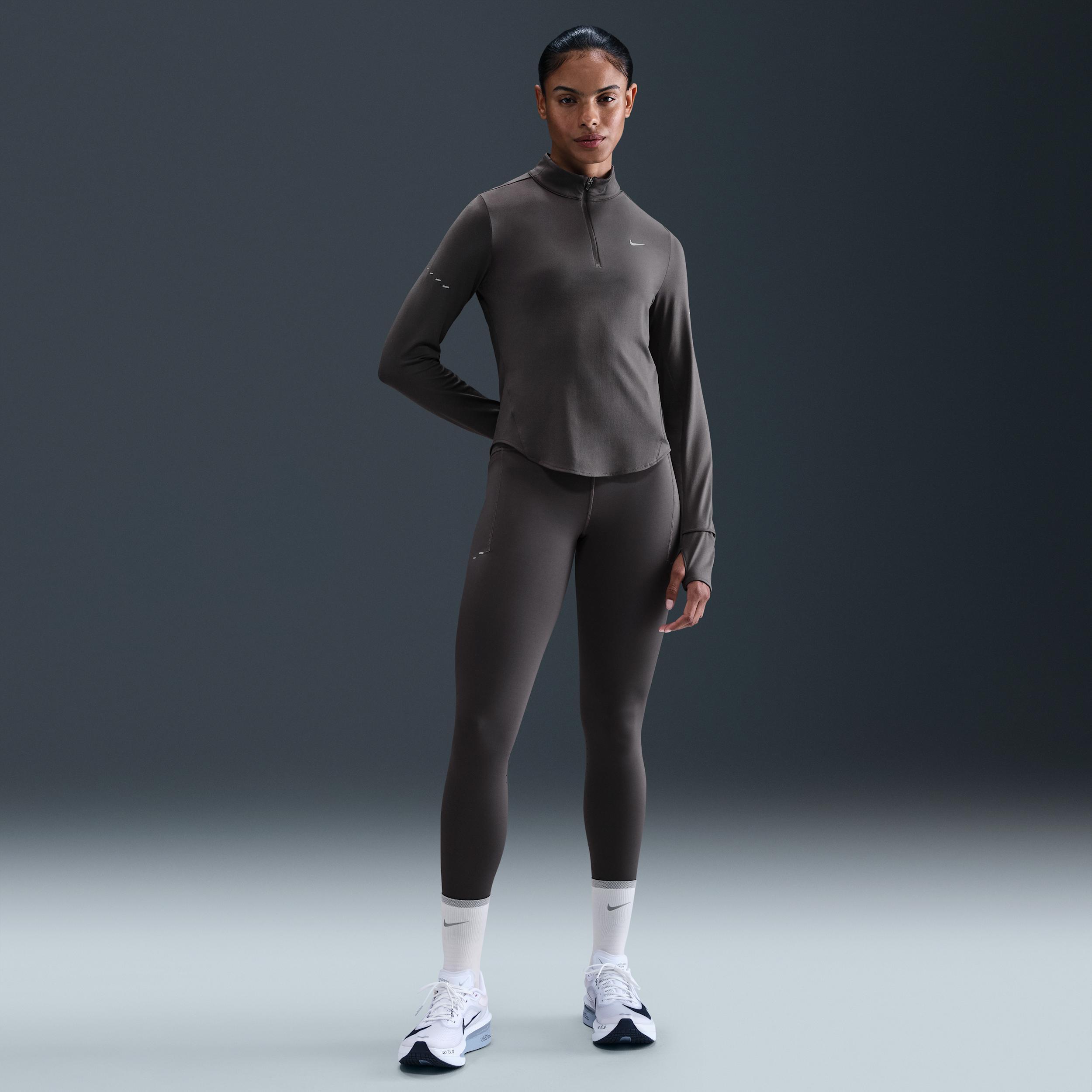 Nike Women's Swift Dri-FIT UV 1/4-Zip Running Top Product Image