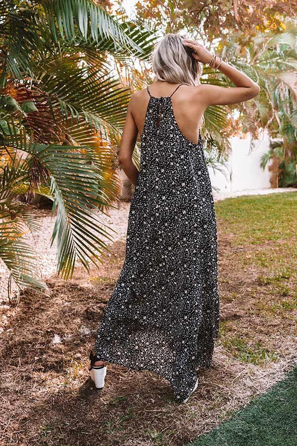 Slip Into Floral Maxi Dress Product Image